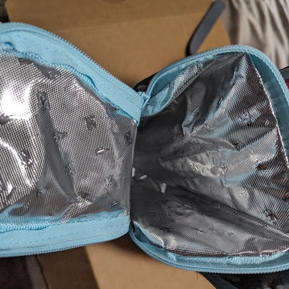 Joules Grey Floral Picnic Rucksack (Never Used!) - Picture 2 of 6